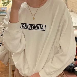 Wild fable california crewneck sweatshirt